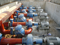 MN non-clogging sewage pumps supplied to MA STEEL