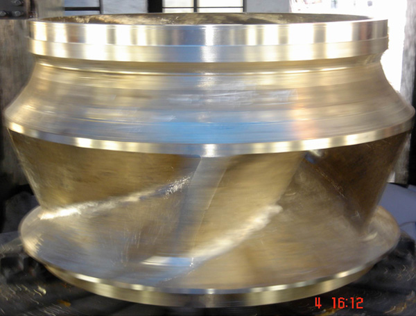 Aluminium bronze impeller for ITT