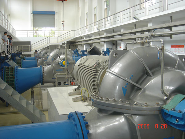 Pump station of Changzhou water supply company